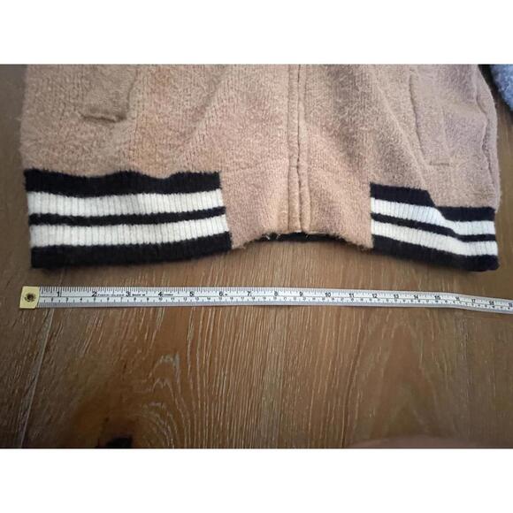 Maeve Cozy Embroidered Bomber Jacket - Small - Picture 7 of 9